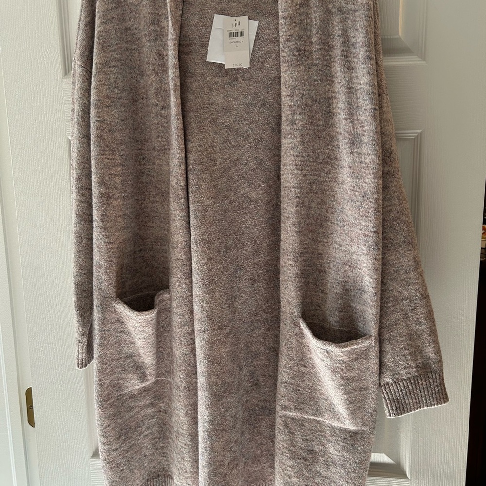 J. Jill Women's Cardigan in Heather Brown